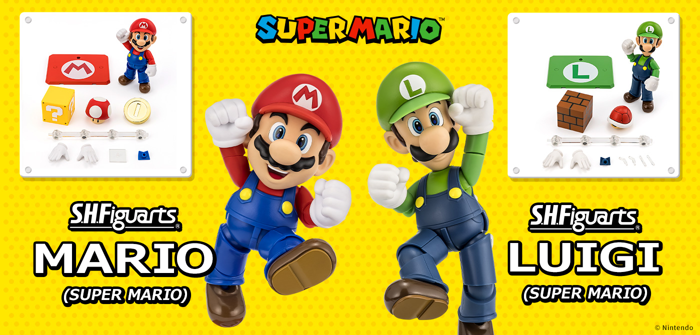 S.H.Figuarts マリオ (SUPER MARIO) S.H.Figuarts ルイージ (SUPER MARIO) _en