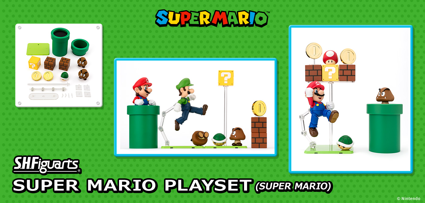 S.H.Figuarts スーパーマリオ プレイセット (SUPER MARIO) _en