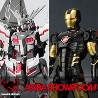 展示追加のお知らせ!ユニコーンガンダム3号機 フェネクス、アイアンマン マーク3MARVEL展 開催記念カラーなど!