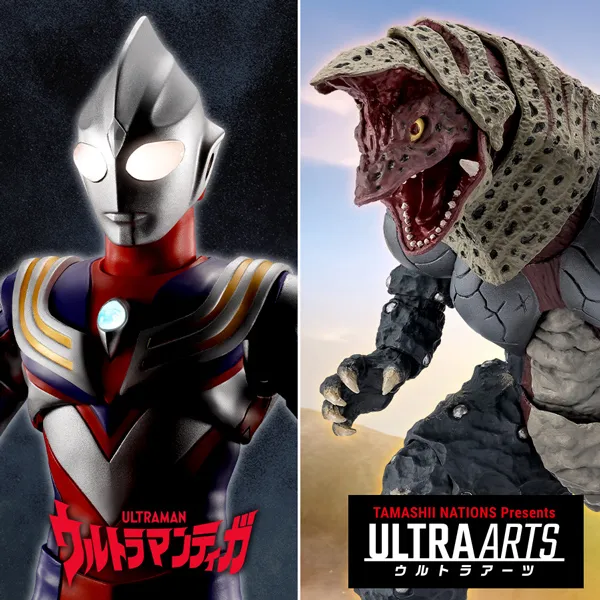 【ウルトラアーツ】真骨彫製法の「ウルトラマンティガ マルチタイプ」とS.H.Figuartsの「ゴルザ」が「30th Anniversary Edition」で登場！