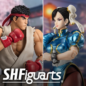 【S.H.Figuarts】『ストリートファイター』より、「リュウ -Outfit 2-」「春麗 -Outfit 2-」の再販が決定！
