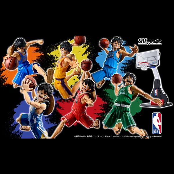 【ワンピース】「S.H.Figuarts」に「ONE PIECE」 ×「NBA」 コラボレーションアイテムが登場！