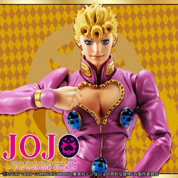 【ジョジョの奇妙な冒険】「ジョルノ・ジョバァーナ」がS.H.Figuartsに登場ッ！