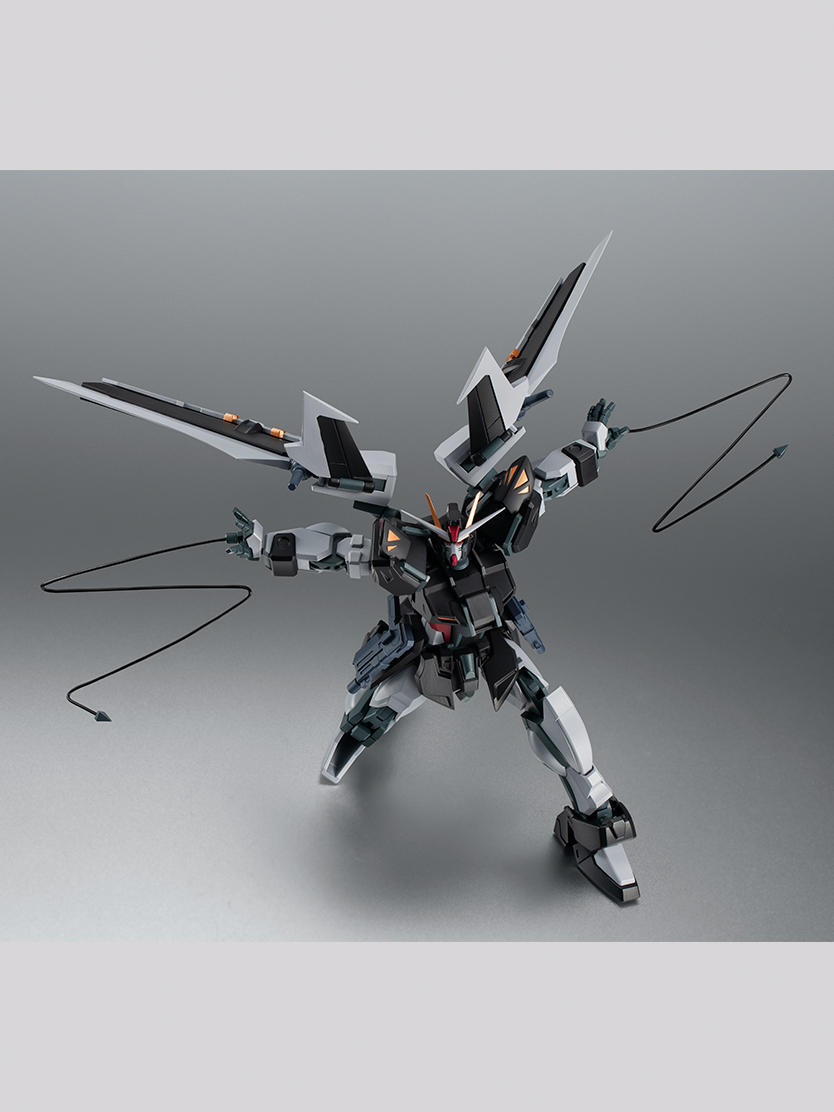 機動戦士ガンダムSEED C.E.73 -STARGAZER- フィギュア ROBOT魂 ＜SIDE MS＞ GAT-X105E＋AQM/E-X09S ストライクノワールガンダム ver. A.N.I.M.E.