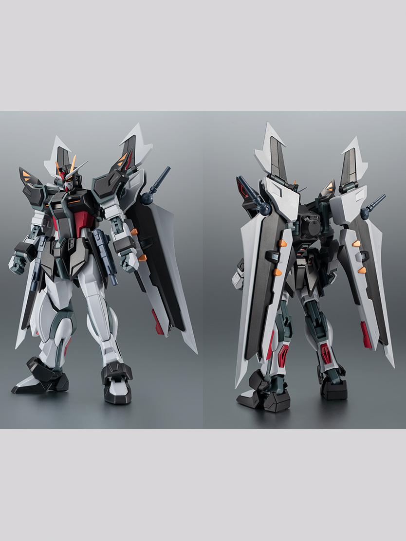 機動戦士ガンダムSEED C.E.73 -STARGAZER- フィギュア ROBOT魂 ＜SIDE MS＞ GAT-X105E＋AQM/E-X09S ストライクノワールガンダム ver. A.N.I.M.E.