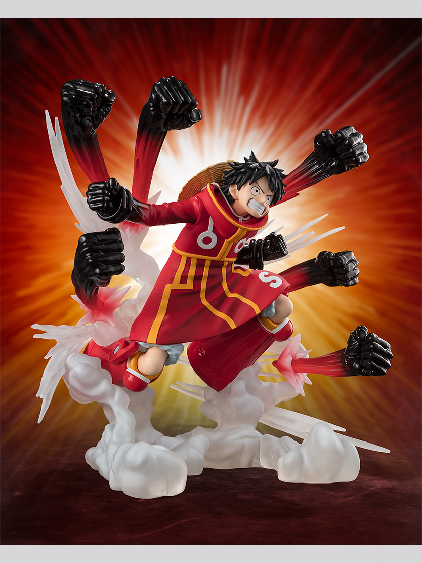 ONE PIECE フィギュア フィギュアーツZERO ［超激戦］モンキー・D・ルフィ -ゴムゴムの鷹銃乱打-