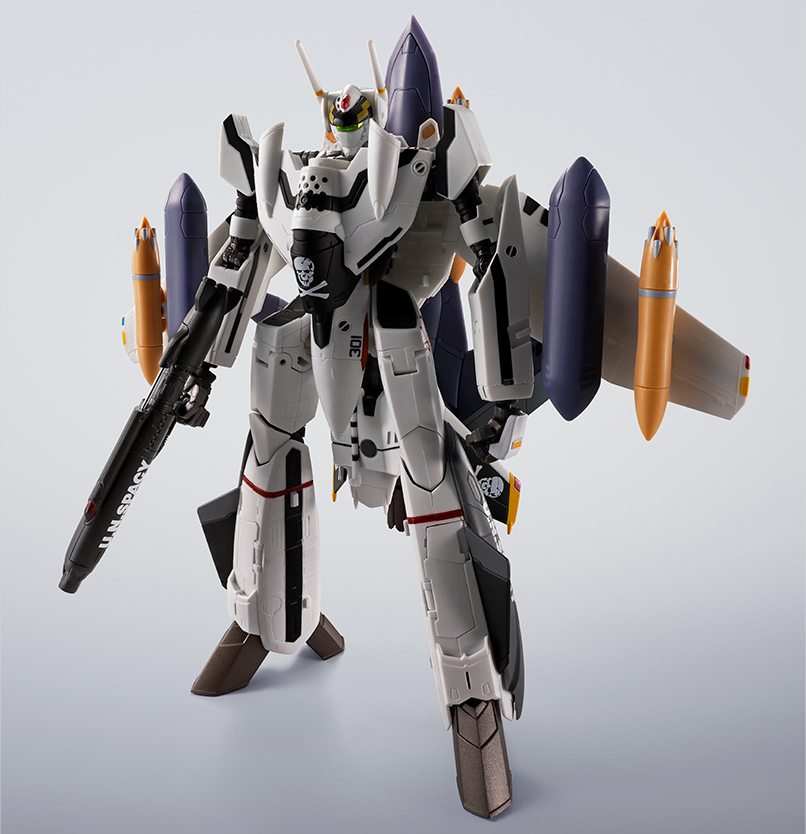 マクロスゼロ フィギュア HI-METAL R VF-0Sフェニックス(ロイ・フォッカー機) ＋ QF-2200D-B ゴースト