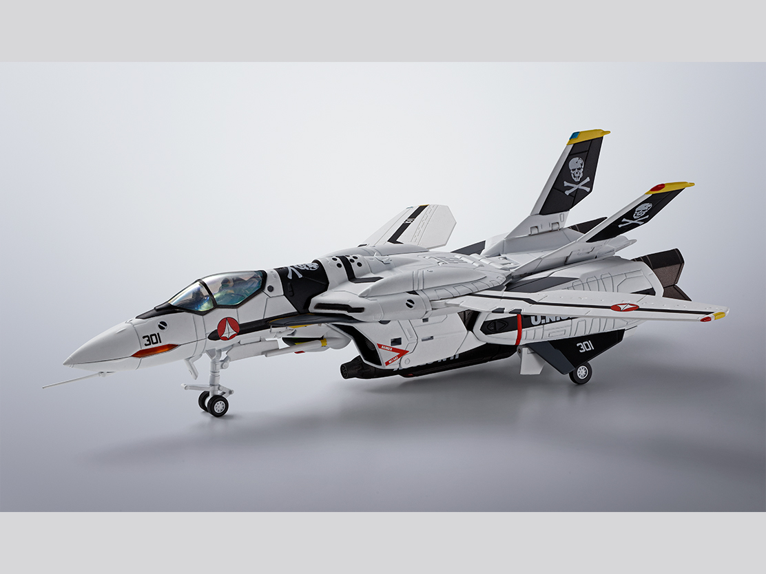 マクロスゼロ フィギュア HI-METAL R VF-0Sフェニックス(ロイ・フォッカー機) ＋ QF-2200D-B ゴースト