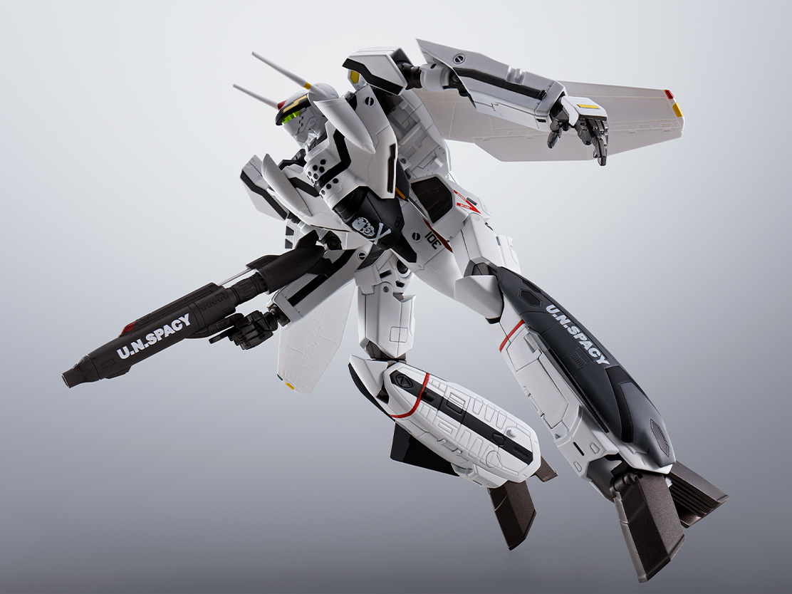 マクロスゼロ フィギュア HI-METAL R VF-0Sフェニックス(ロイ・フォッカー機) ＋ QF-2200D-B ゴースト