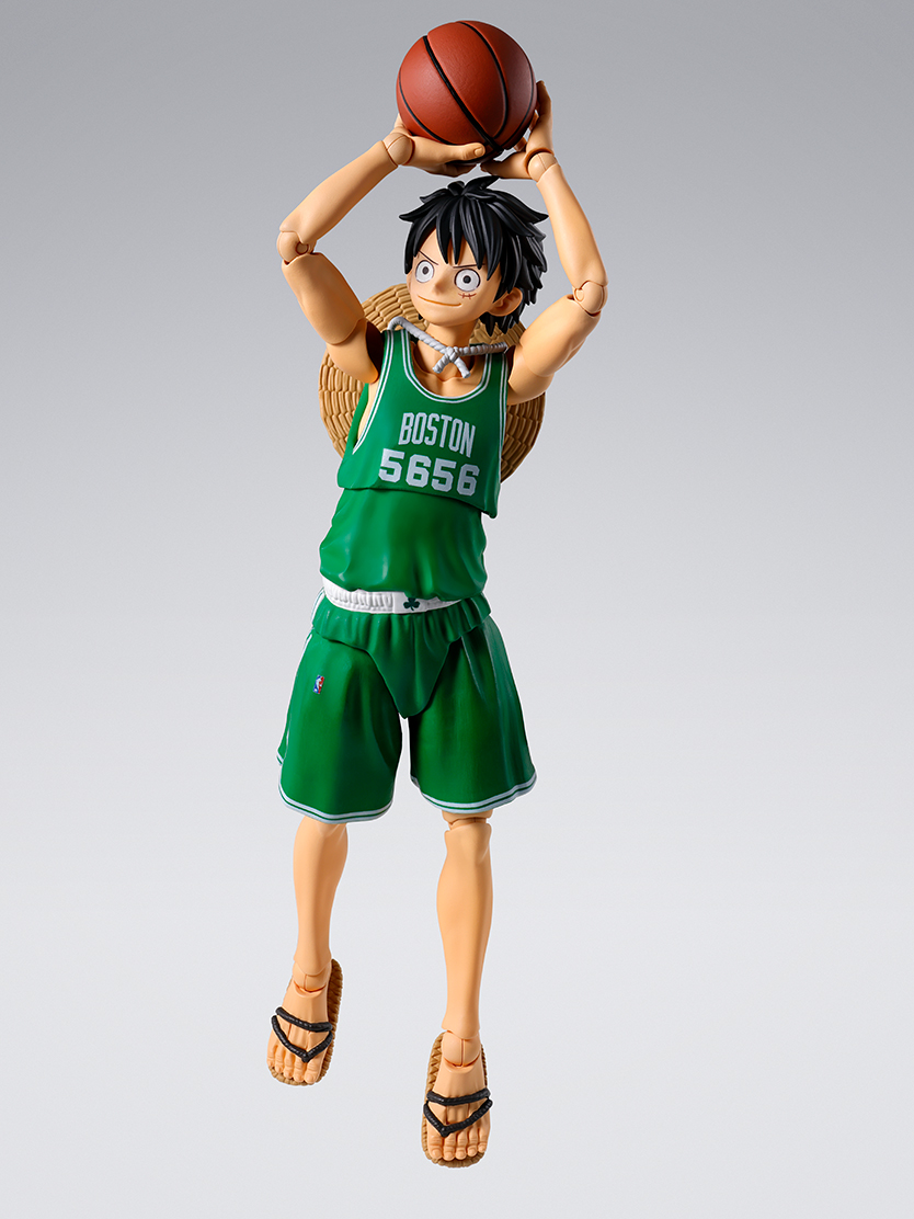 ワンピース フィギュア S.H.Figuarts ONE PIECE×NBA モンキー・D・ルフィ -BOSTON CELTICS ver.-