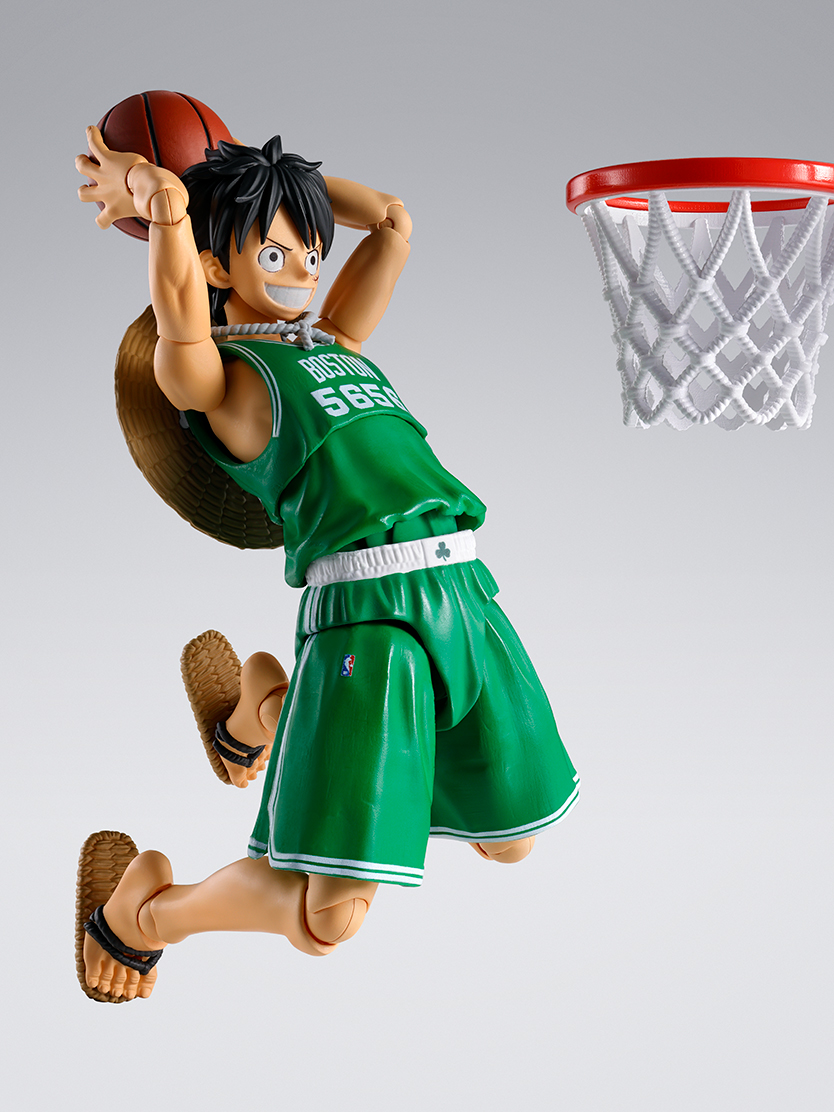 ワンピース フィギュア S.H.Figuarts ONE PIECE×NBA モンキー・D・ルフィ -BOSTON CELTICS ver.-