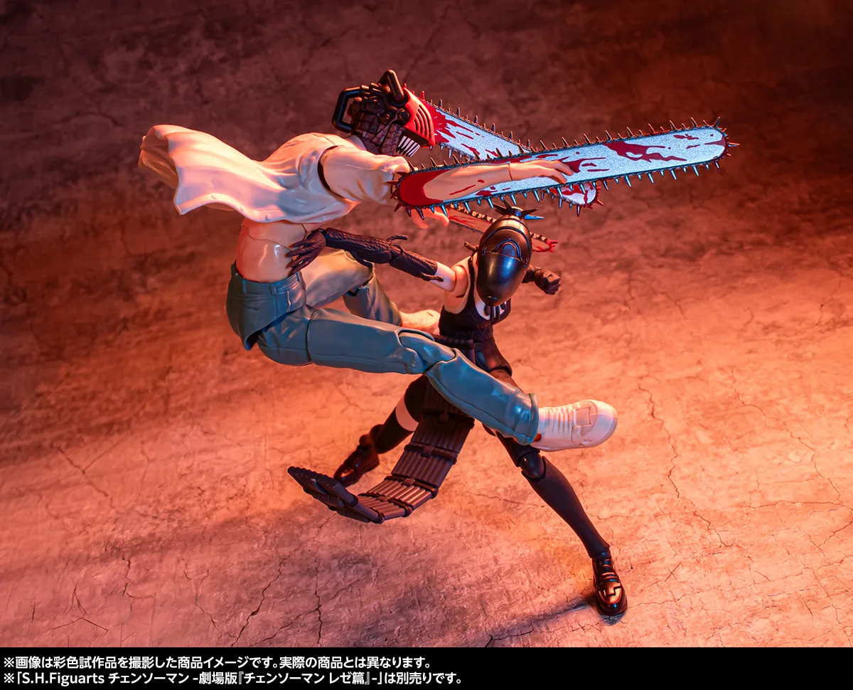 劇場版『チェンソーマン レゼ篇』公開中！魂ウェブ商店受注中　S.H.Figuartsレゼ、ボムご紹介