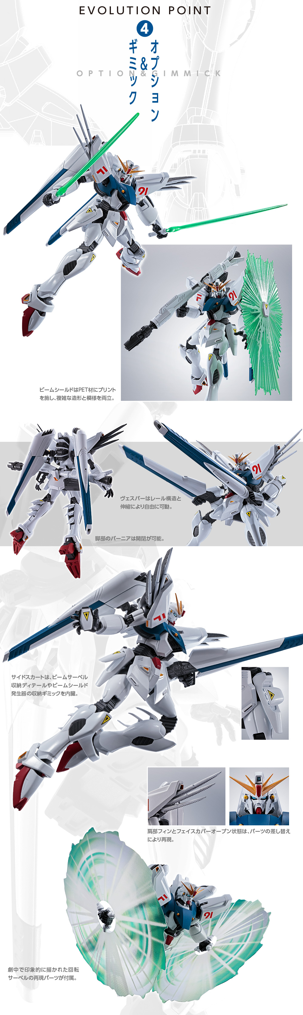 ROBOT魂〈SIDE MS〉ガンダムF91 EVOLUTION-SPEC