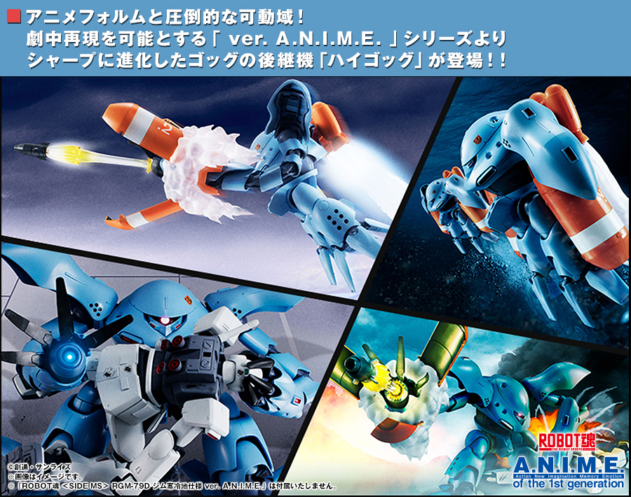 ROBOT魂 ＜SIDE MS＞ MSM-03C ハイゴッグ ver. A.N.I.M.E.