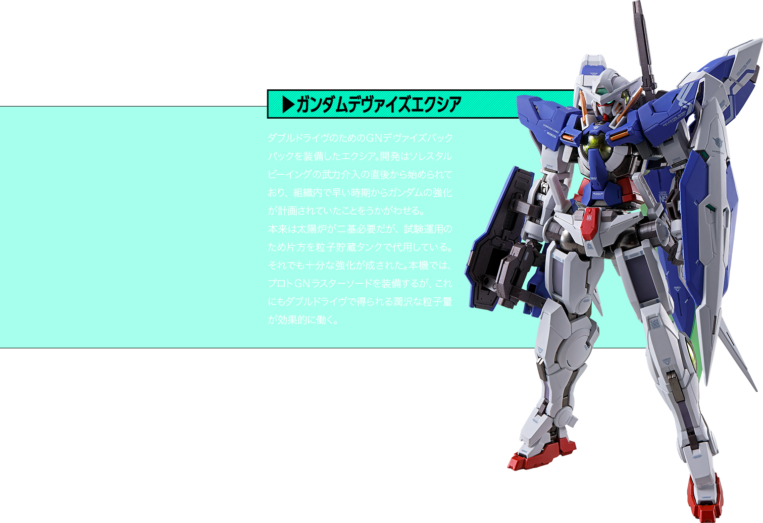 ガンダムデヴァイズエクシア説明1