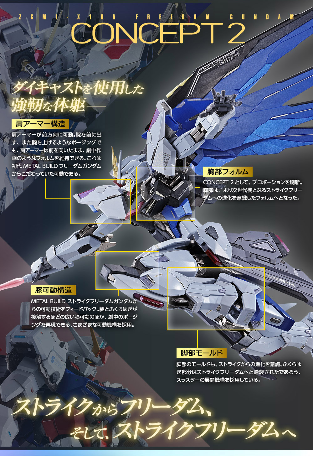 METAL BUILDフリーダムガンダム CONCEPT2