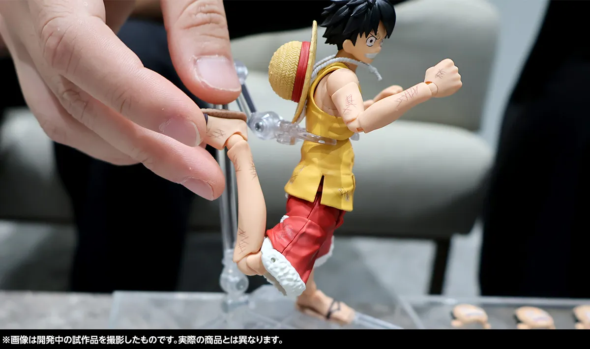 「S.H.Figuarts モンキー・D・ルフィ -マリンフォード頂上決戦-」原型師 長汐 響インタビュー