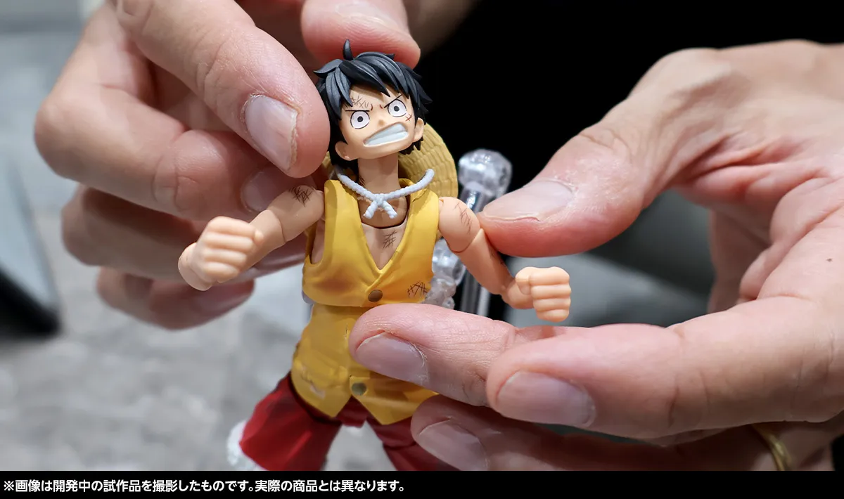 「S.H.Figuarts モンキー・D・ルフィ -マリンフォード頂上決戦-」原型師 長汐 響インタビュー